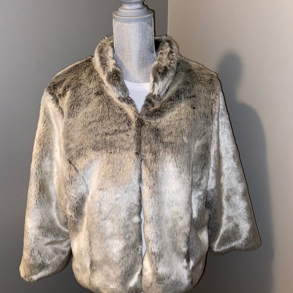 Marks & Spencer Faux Fur Cropped Teddy Jacket - Picture 1 of 10
